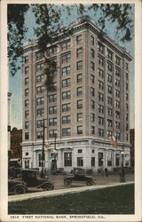 First National Bank Springfield, IL Postcard Postcard Postcard