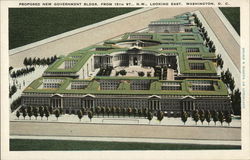 Proposed New Government Buildings Postcard