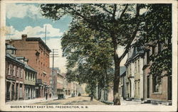 Queen Street East End Fredericton, NB Canada New Brunswick Postcard Postcard Postcard