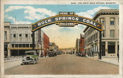 The Arch Rock Springs, WY Postcard Postcard Postcard