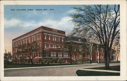 Odd Fellows Home Green Bay, WI Postcard Postcard Postcard