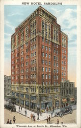 Hotel Randolph Milwaukee, WI Postcard Postcard Postcard