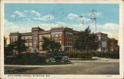 State Normal School Milwaukee, WI Postcard Postcard Postcard