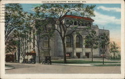 Eagles Club Building Postcard