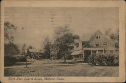 Fifth Avenue, Laurel Beach Milford, CT Postcard Postcard Postcard