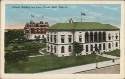 Federal Building and Court House Postcard