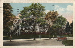 Cooper Hall, New Jersey College for Women New Brunswick, NJ Postcard Postcard Postcard