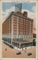 Savoy Hotel Detroit, MI Postcard Postcard Postcard