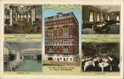 St. Paul Athletic Club Minnesota Postcard Postcard Postcard