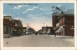 Montana Ave., Looking West Postcard