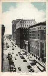 Douglas Street From 17th Street West Postcard