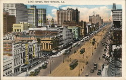 Canal Street New Orleans, LA Postcard Postcard Postcard