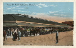 Famous Old French Market New Orleans, LA Postcard Postcard Postcard