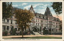 International Union Printer Home Colorado Springs, CO Postcard Postcard Postcard