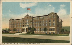 CF&I Co.'s YMCA at Minnequa Plant Pueblo, CO Postcard Postcard Postcard