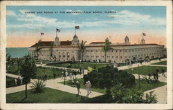 Casino and Pools at the Breakers Palm Beach, FL Postcard Postcard Postcard