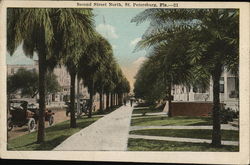 Second Street North St. Petersburg, FL Postcard Postcard Postcard