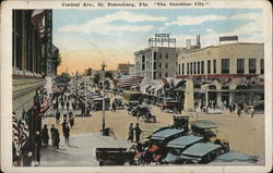 Central Avenue St. Petersburg, FL Postcard Postcard Postcard