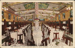 The Oriental Cafe Los Angeles, CA Postcard Postcard Postcard