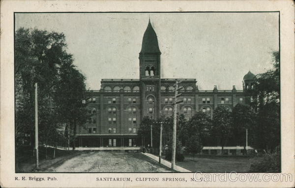 Sanitarium Clifton Springs Ny Postcard