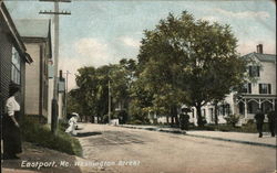 Washington Street Eastport, ME Postcard Postcard Postcard