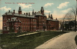 Maine General Hospital Postcard