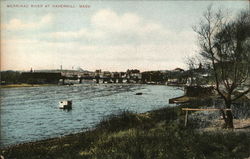 Merrimac River at Haverhill, Mass Massachusetts Postcard Postcard Postcard