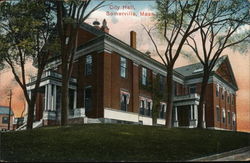 City Hall Somerville, MA Postcard Postcard Postcard