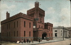 MVM Armory Fitchburg, MA Postcard Postcard Postcard