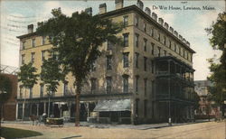 De Witt House, Lewiston, Maine Postcard