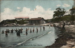 Beach at the Cape Casino Portland, ME Postcard Postcard Postcard