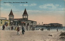 View of Pier Postcard