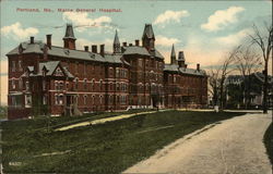 Maine General Hospital Postcard