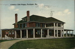 Country Club House Postcard