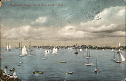 Harbor from Crocker Park Marblehead, MA Postcard Postcard Postcard