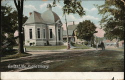 Public Library Postcard