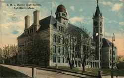 B. M. C. Durfee High School Fall River, MA Postcard Postcard Postcard