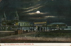 The Pier Looking South Postcard