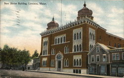 New Shrine Building Lewiston, ME Postcard Postcard Postcard