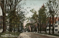 State Street Greetings from Portland, Maine Postcard Postcard Postcard