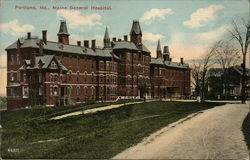 Maine General Hospital Postcard