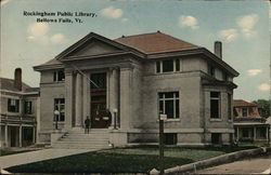 Rockingham Public Library Bellows Falls, VT Postcard Postcard Postcard