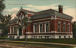 Public Library Burlington, VT Postcard Postcard Postcard