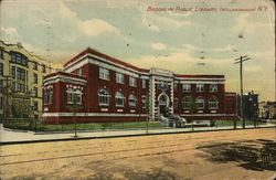 Public Library, Williamsburg Brooklyn, NY Postcard Postcard Postcard