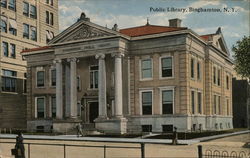 Public Library Postcard