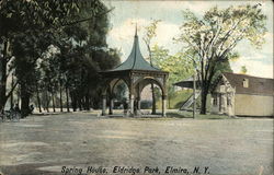 Spring House, Eldridge Park Elmira, NY Postcard Postcard Postcard