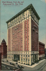 Hotel Belmont, Park Ave. and Forth-Second Street New York City, NY Postcard Postcard Postcard