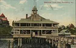 Edgewood Yacht Club Providence, RI Postcard Postcard Postcard