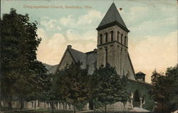 Congregational Church, Sandusky, Ohio Postcard