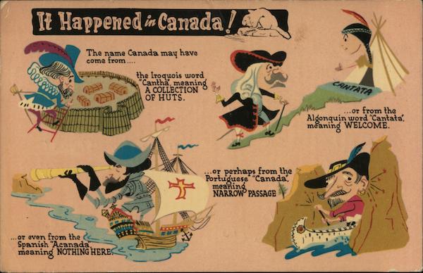 It Happened In Canada Misc Canada Postcard